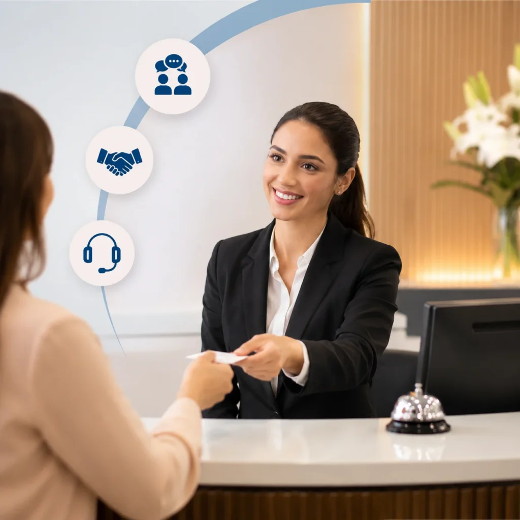 Communication & Customer Service for Receptionist
