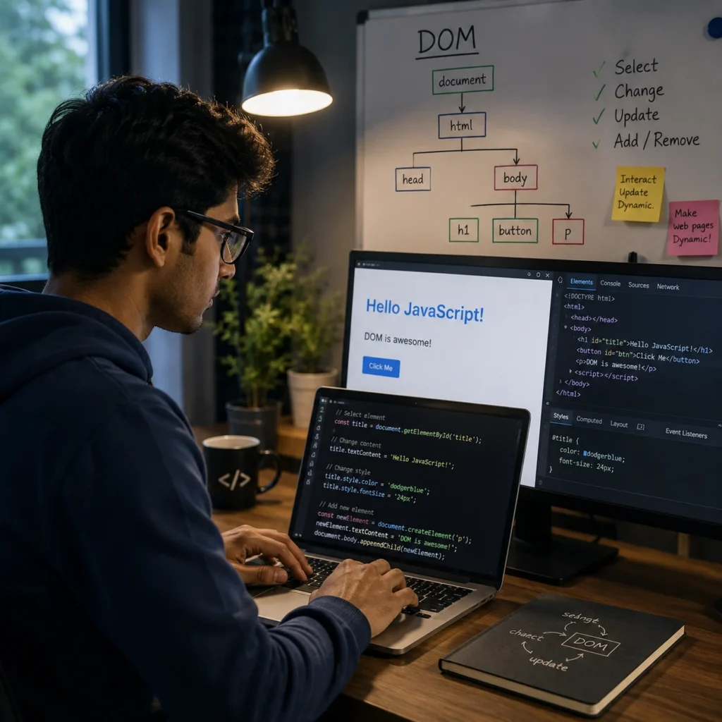 Learn DOM Manipulation with JavaScript