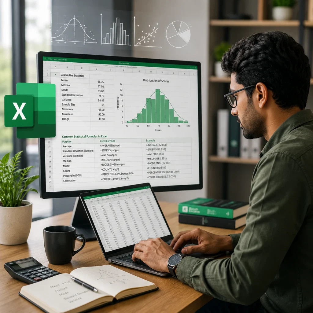 Microsoft Excel: Statistical Formulas